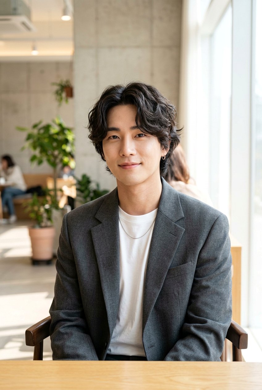 Loose Korean Wave Perm Men - 20 loose perm for men - 20 loose perm for men