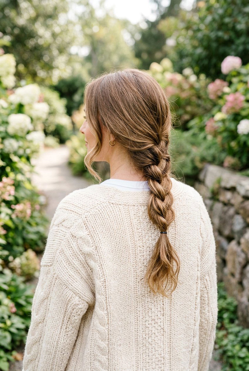 Loose Low Braid - 20 library friendly hairstyles - 20 library friendly hairstyles