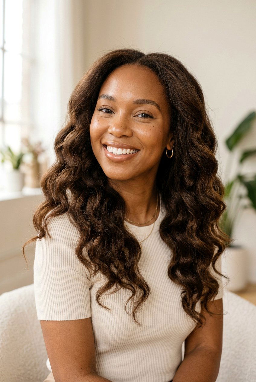 Loose Low Braid Out - 20 low tension protective hairstyles - 20 low tension protective hairstyles