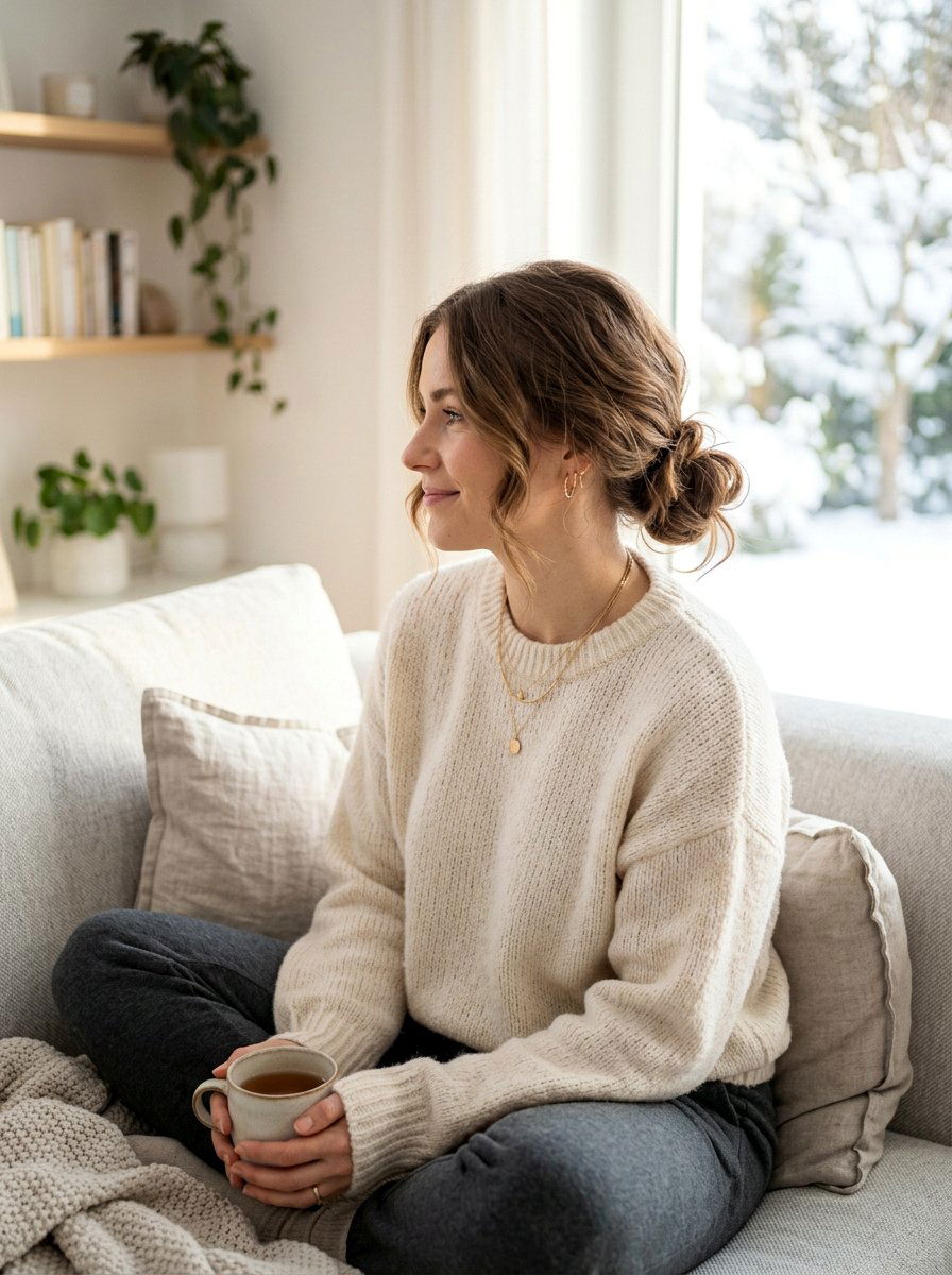 Loose Low Bun - 20 easy low bun styling ideas - 20 easy low bun styling ideas