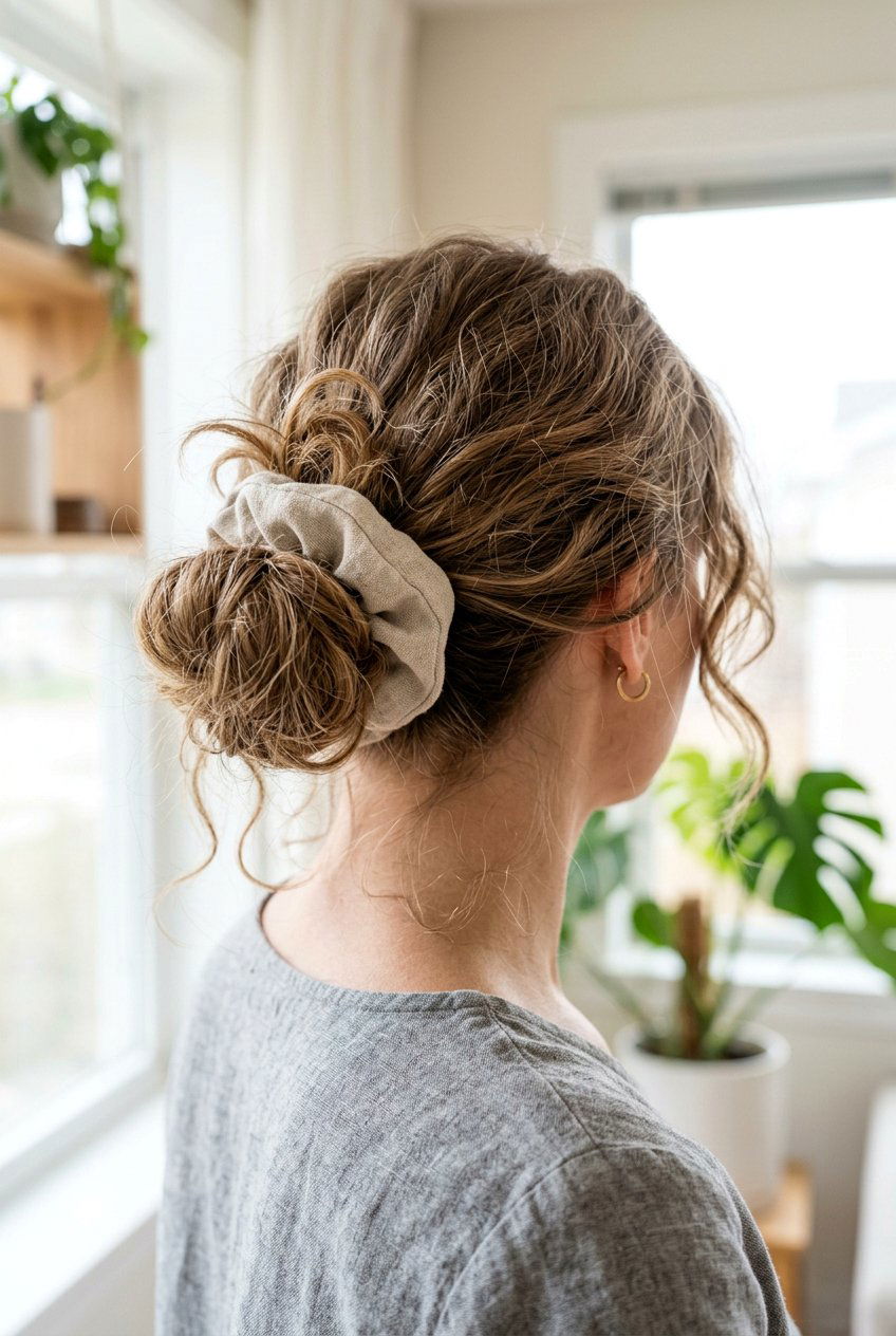 Loose Messy Bun - 20 messy bun hairstyles - 20 messy bun hairstyles