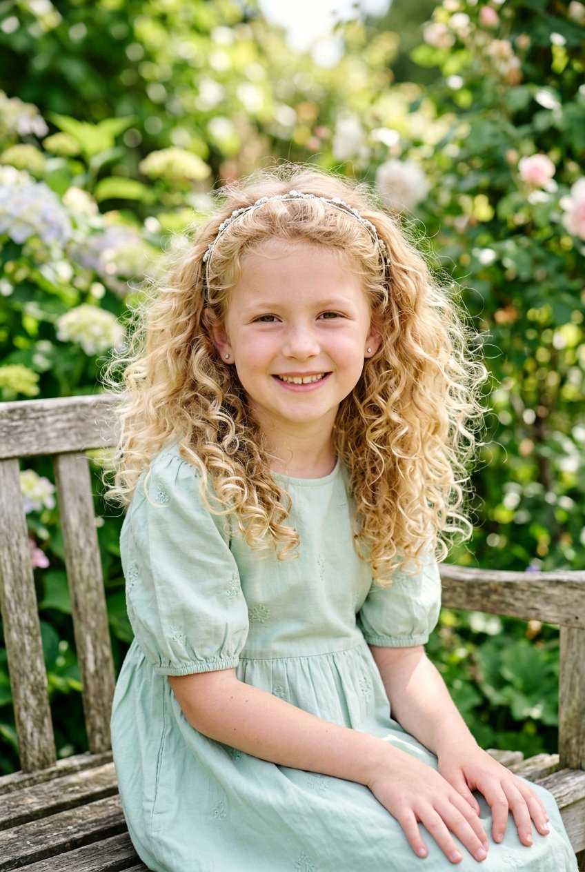 Loose Natural Curls - 20 kindergarten picture day hairstyle - 20 kindergarten picture day hairstyle