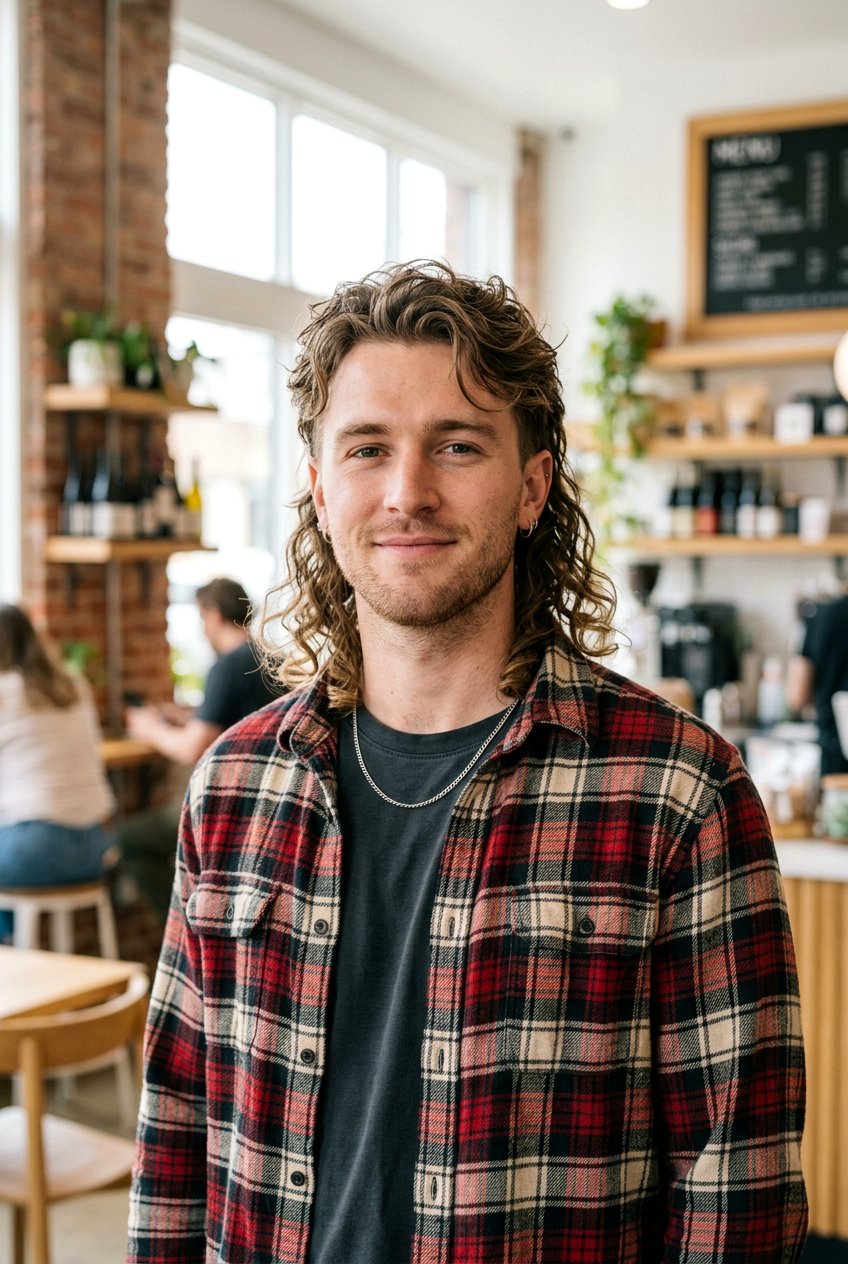 Loose Perm Mullet Men - 20 loose perm for men - 20 loose perm for men