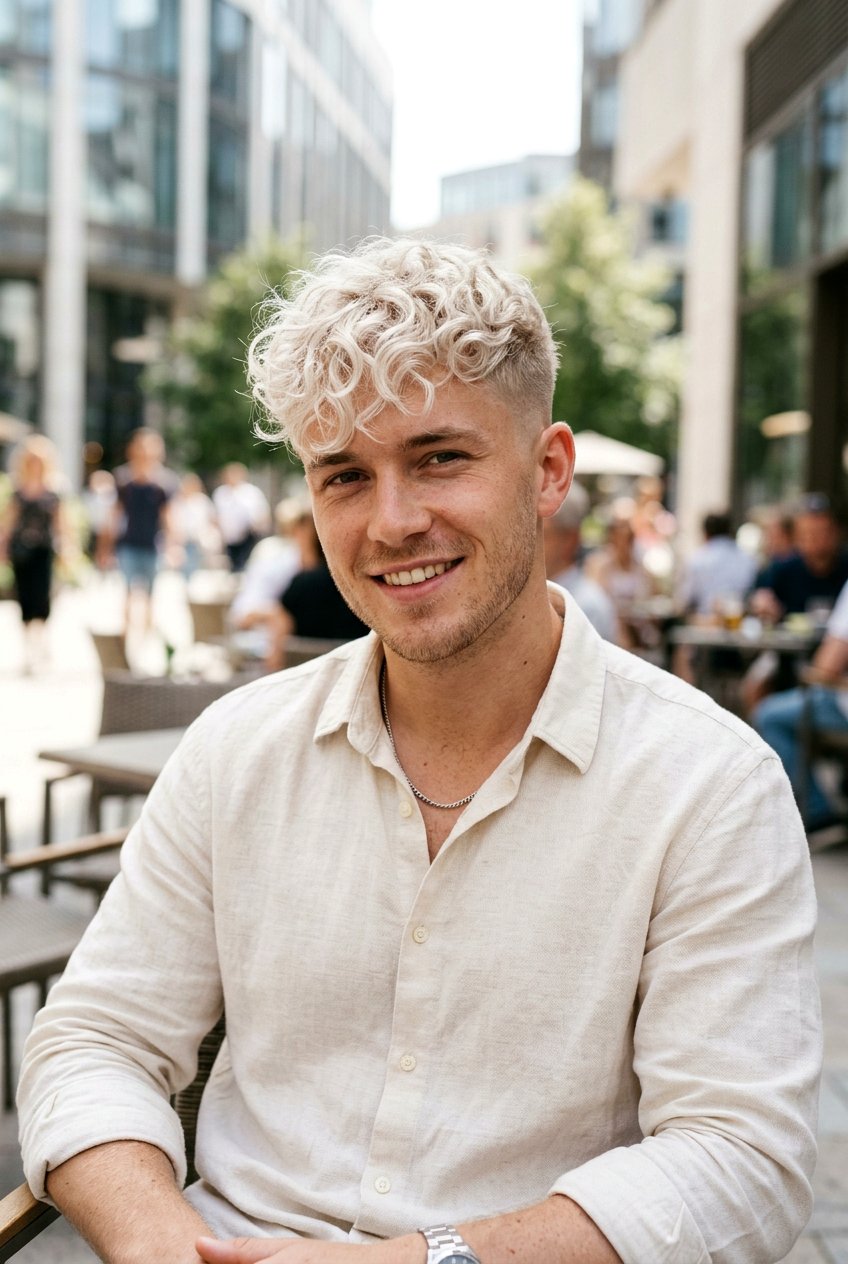 Loose Perm With Bleached Hair Men - 20 loose perm for men - 20 loose perm for men