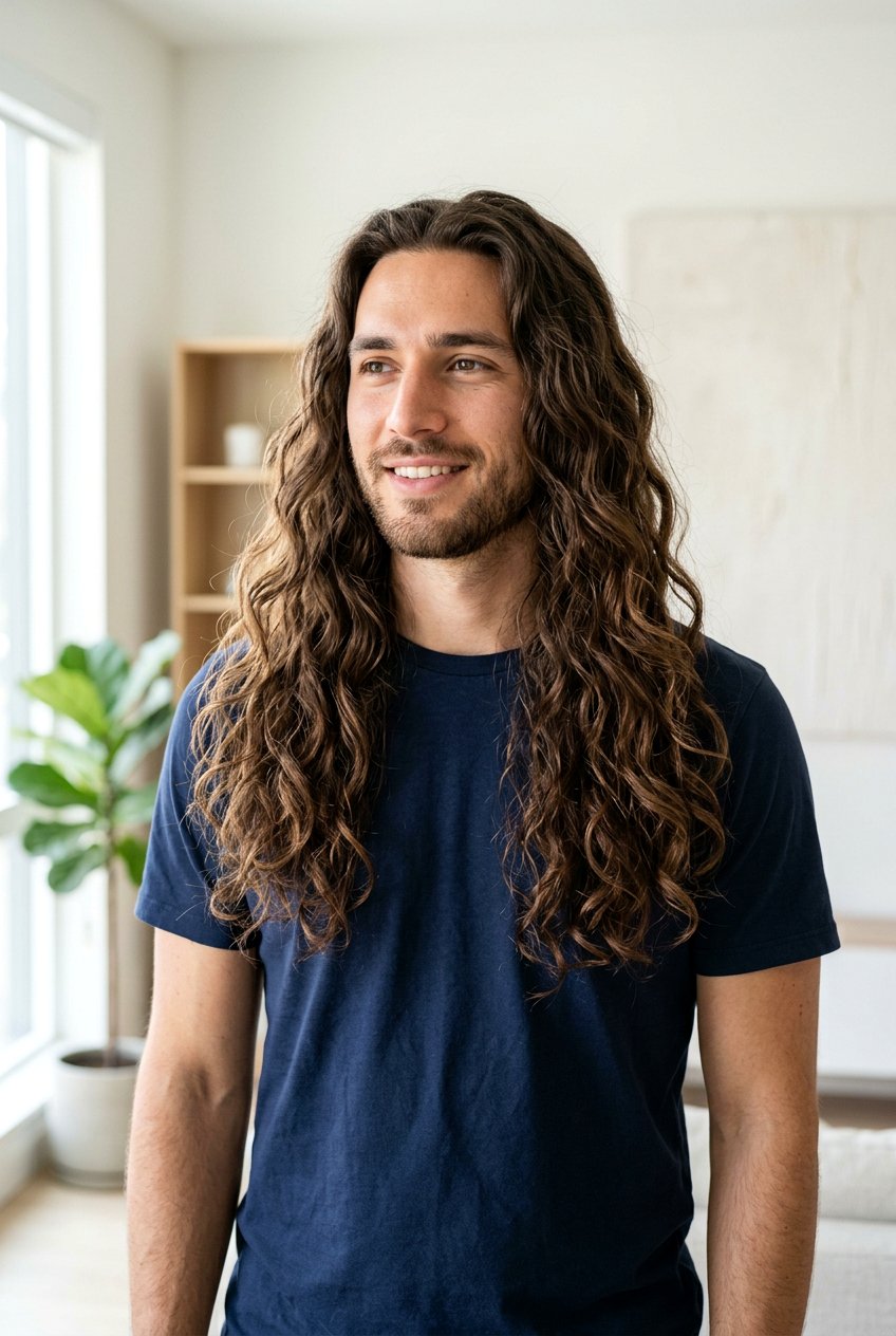 Loose Perm With Long Hair Men - 20 loose perm for men - 20 loose perm for men