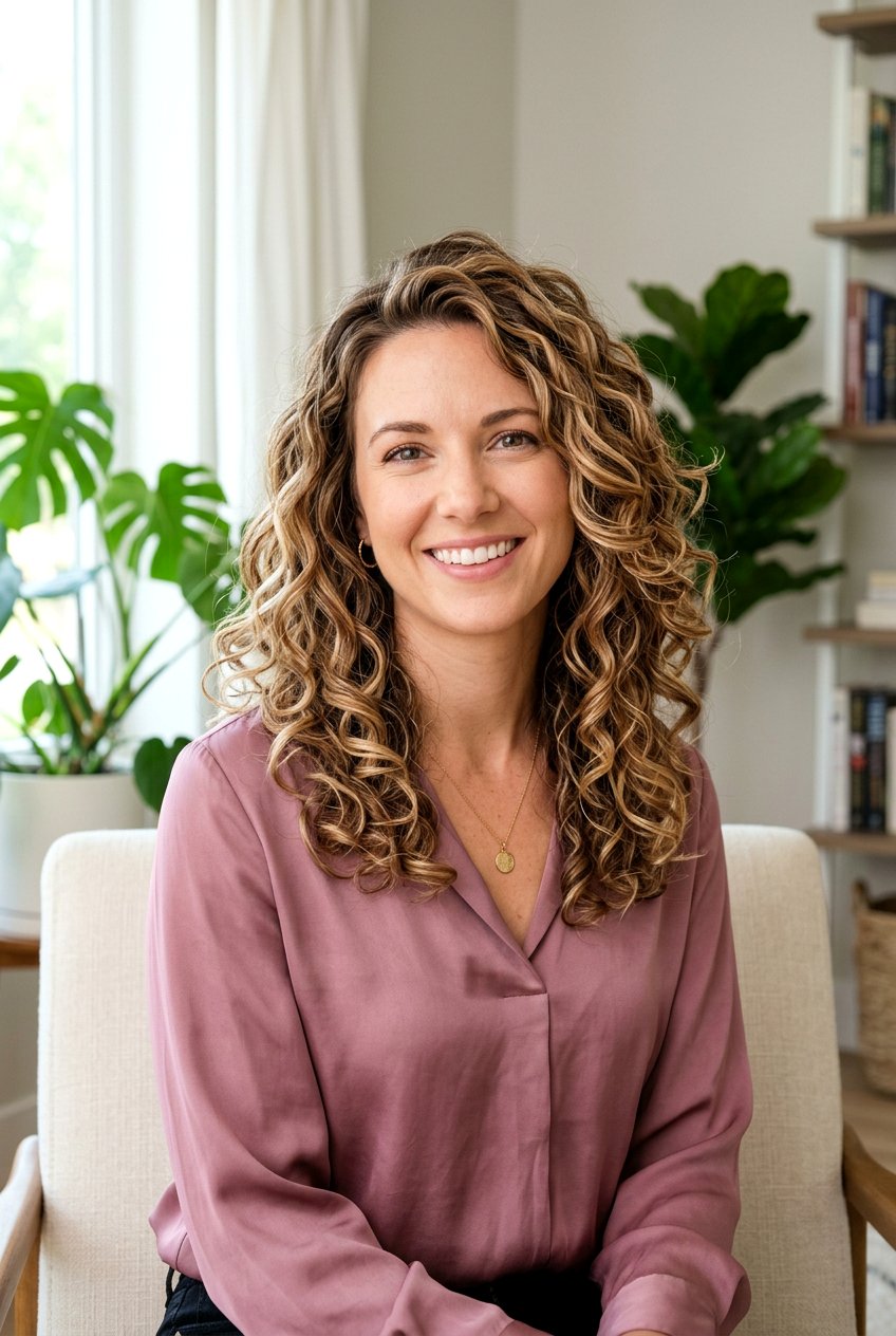 Loose Perm With Medium Length Layers And Highlights - 20 loose perm for medium hair - 20 loose perm for medium hair