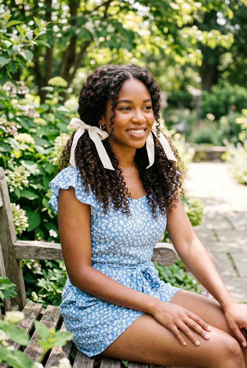 Loose Pigtails Natural Hair - 20 overnight stretch hairstyle for natural hair - 20 overnight stretch hairstyle for natural hair