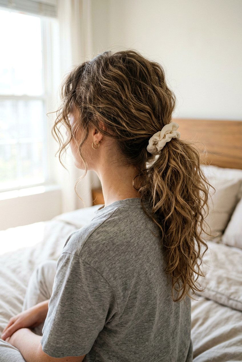 Loose Ponytail Bedhead Waves - 20 overnight ponytail waves - 20 overnight ponytail waves