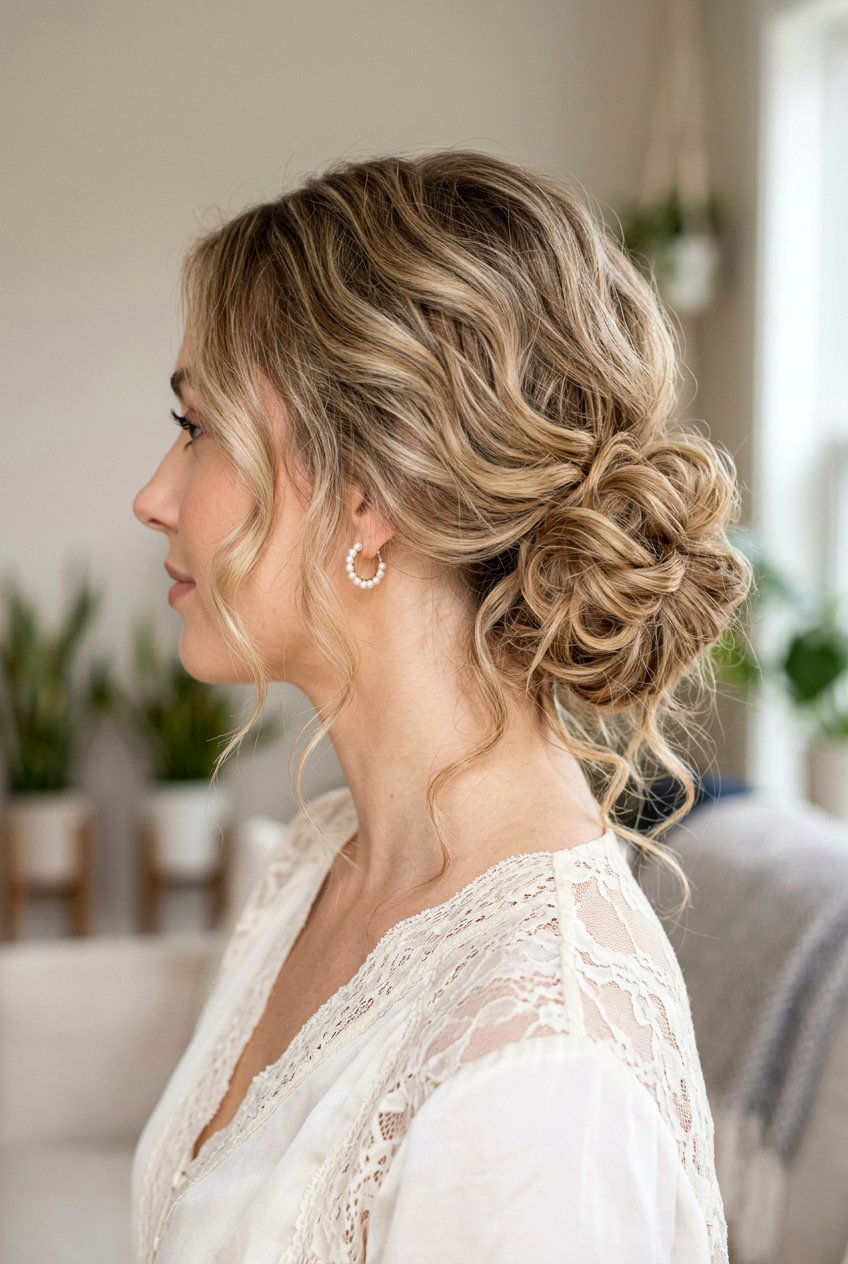 Loose Romantic Chignon - 20 formal updo hairstyles - 20 formal updo hairstyles