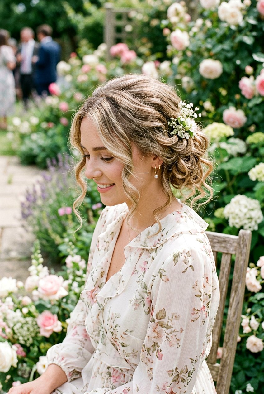 Loose Romantic Tendril Chignon - 20 elegant low chignon for wedding guest - 20 elegant low chignon for wedding guest