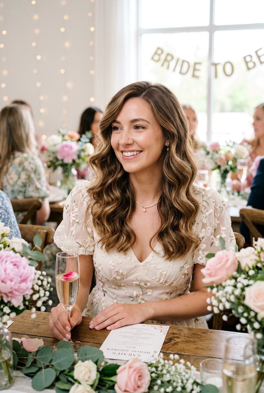 Loose Romantic Waves For Bridal Shower - 20 bridal shower hairstyles - 20 bridal shower hairstyles