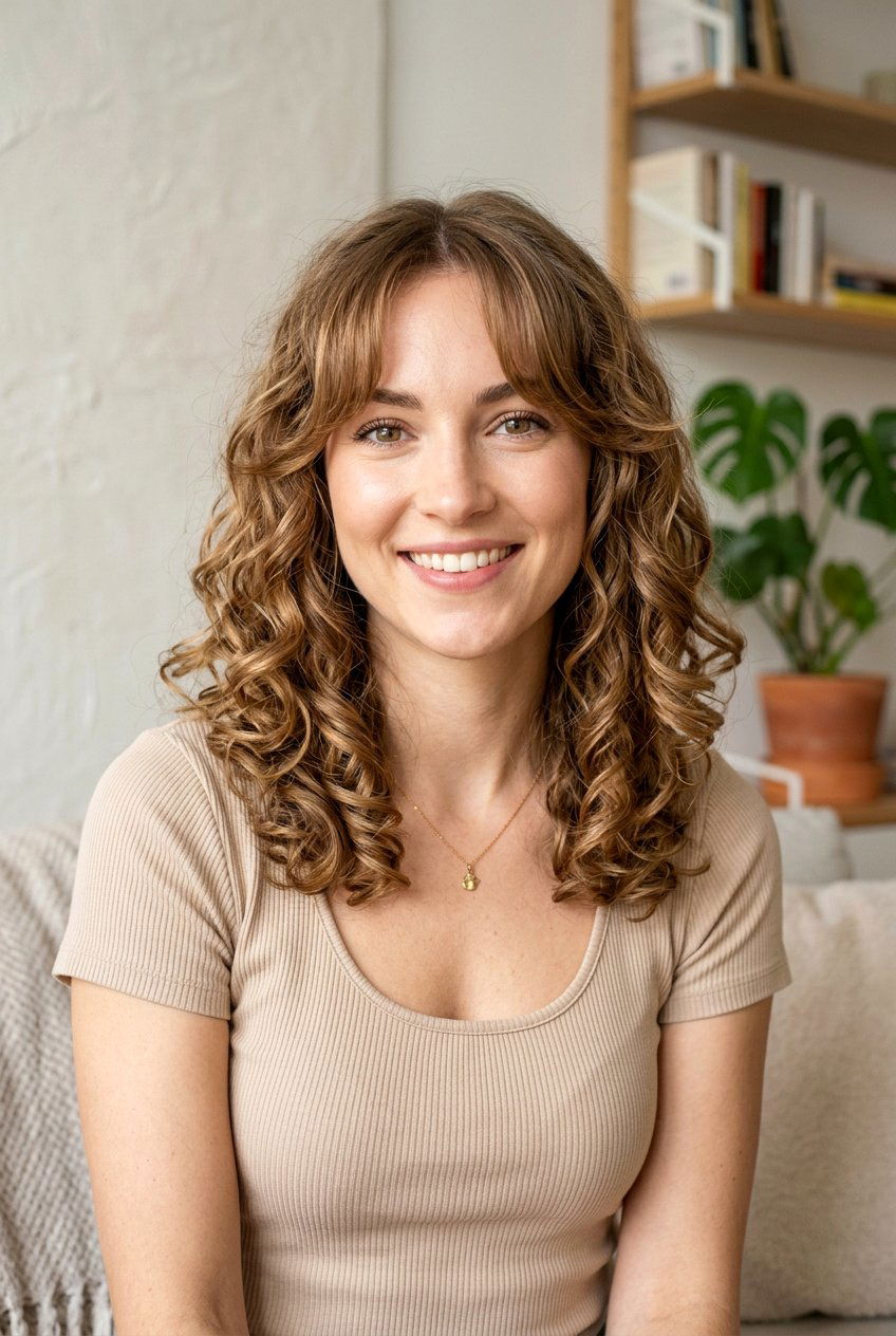 Loose Spiral Perm For Heart Shaped Face - 20 loose spiral perm hairstyle - 20 loose spiral perm hairstyle