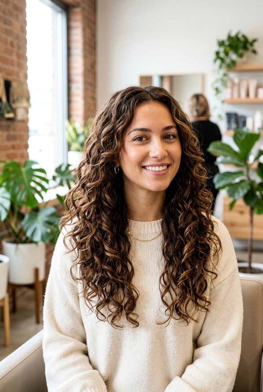 Loose Spiral Perm With Layers - 20 loose spiral perm hairstyle - 20 loose spiral perm hairstyle