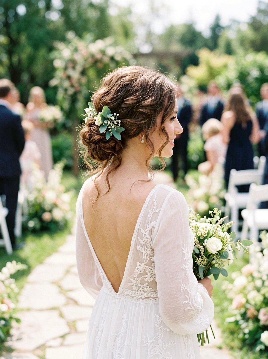 Loose Textured Low Bun For Wedding Guest - 20 soft low bun for wedding guest - 20 soft low bun for wedding guest