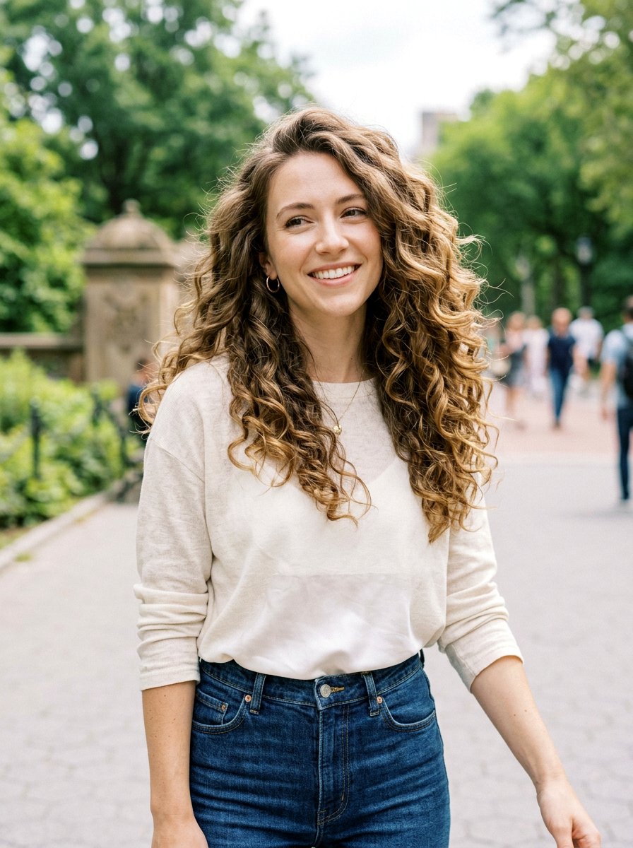 Loose Voluminous Curls - 20 soft glam hairstyle for moms - 20 soft glam hairstyle for moms