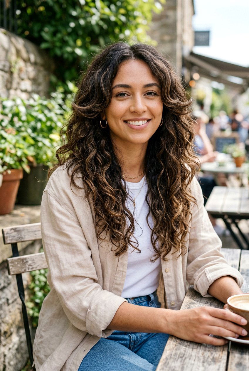 Loose Wave Butterfly Cut For Curly Hair - 20 curly butterfly layers for long hair - 20 curly butterfly layers for long hair