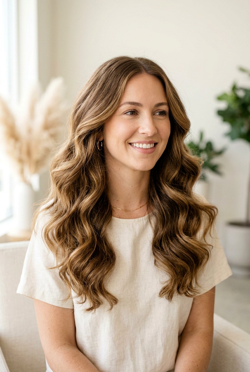 Loose Wave Curly Hair - 20 curly hairstyles for long hair - 20 curly hairstyles for long hair