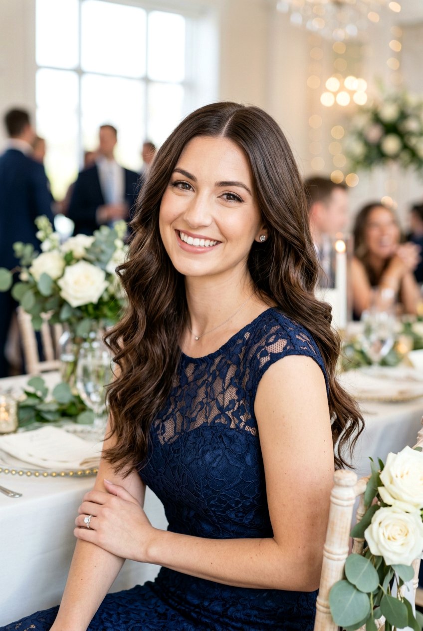 Loose Waves Engagement Hairstyle - 20 engagement dinner hairstyles - 20 engagement dinner hairstyles