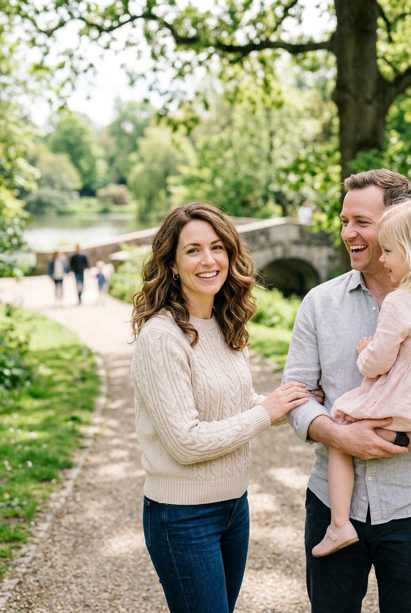 Loose Waves For Family Photos - 20 family session hairstyles - 20 family session hairstyles