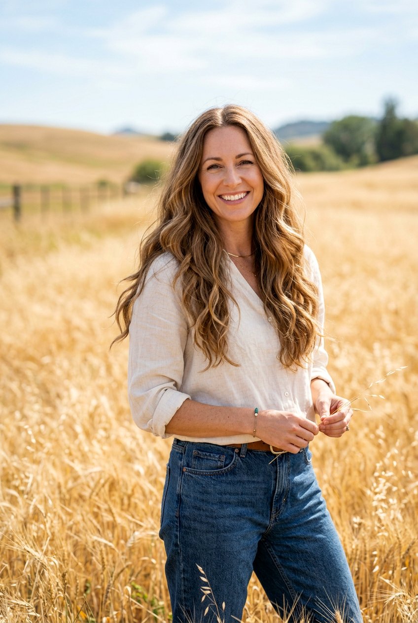 Loose Waves For Mom With Long Hair - 20 family photo hairstyles - 20 family photo hairstyles