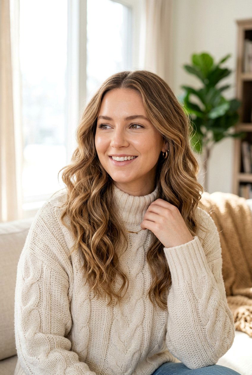 Loose Waves For Movie Night - 20 movie night hairstyles - 20 movie night hairstyles