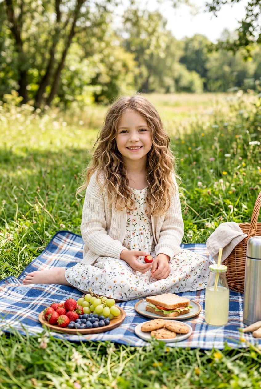 Loose Waves Picnic Hair - 20 picnic hairstyles for girls - 20 picnic hairstyles for girls