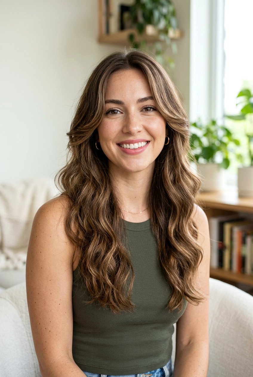 Loose Waves With Face Framing Layers - 20 casual loose waves hairstyle - 20 casual loose waves hairstyle