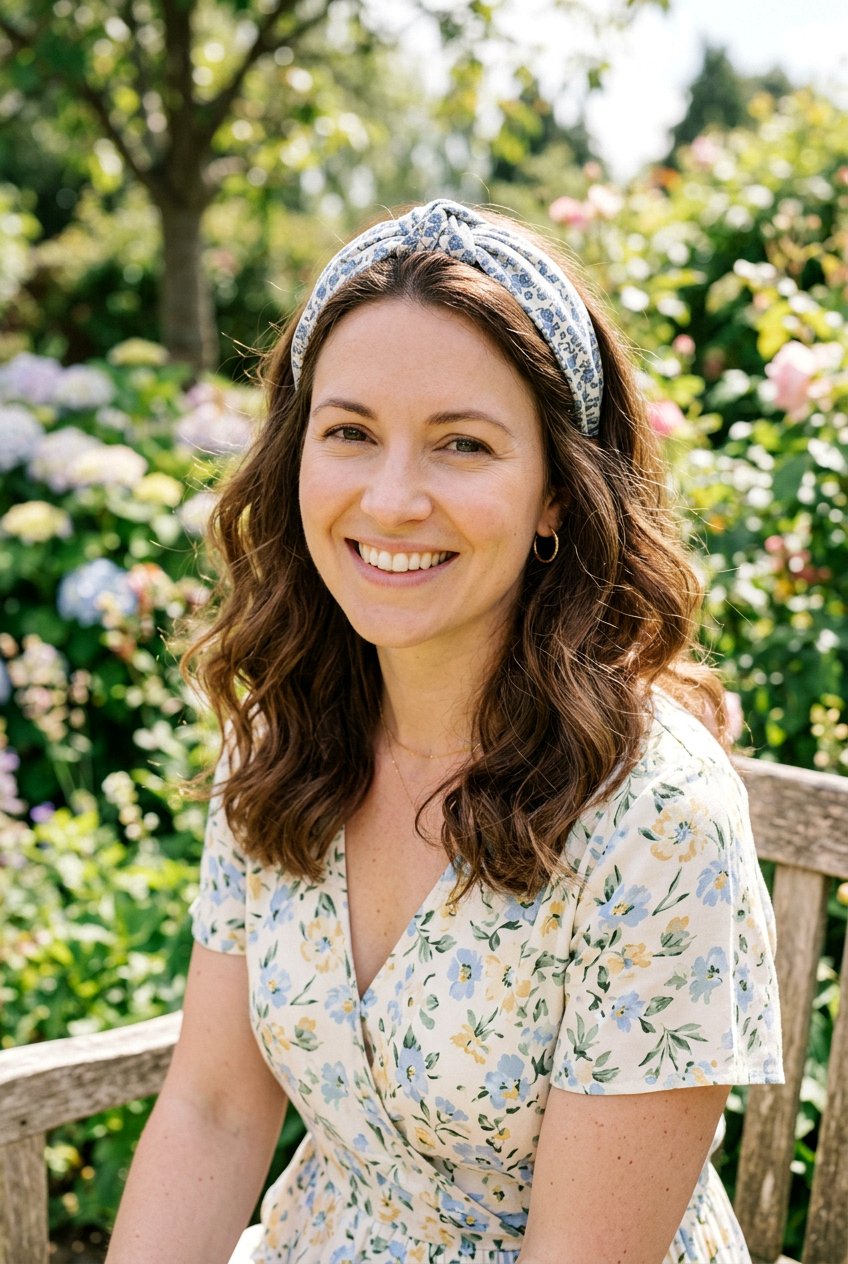 Loose Waves With Knotted Headband - 20 headband hairstyles - 20 headband hairstyles