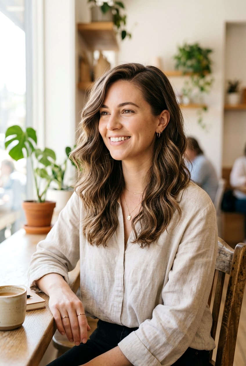 Loose Waves With Side Part - 20 casual loose waves hairstyle - 20 casual loose waves hairstyle