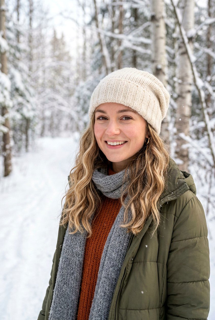 Loose Waves With Slouchy Beanie - 20 beanie hairstyles - 20 beanie hairstyles