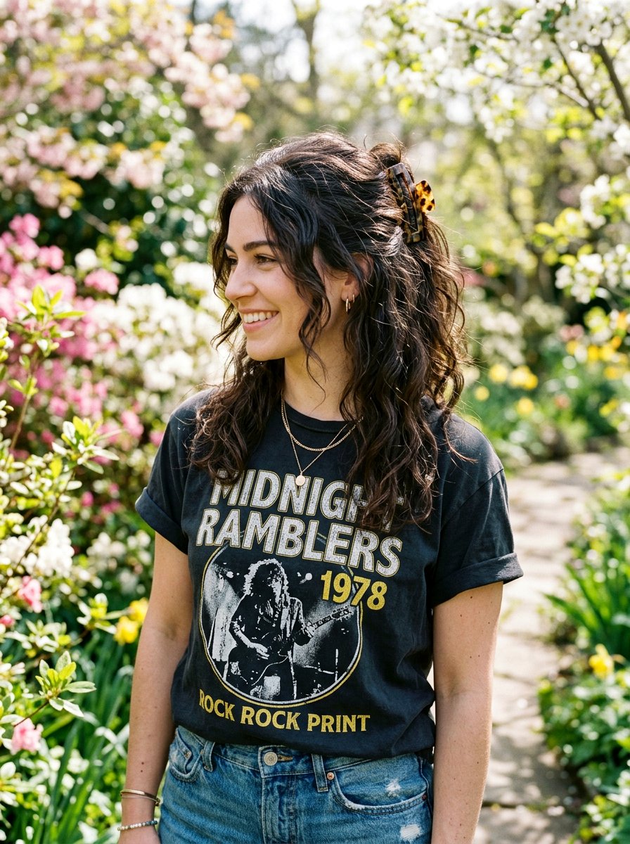 Loose Wavy Claw Clip Half Up - 20 college girls easy claw clip hairstyle - 20 college girls easy claw clip hairstyle