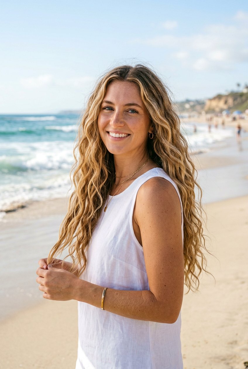 Loose Western Beach Waves - 20 western hairstyles for women - 20 western hairstyles for women