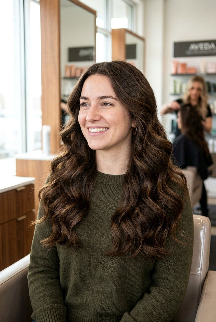 Loose wave perm for thick hair - 20 loose perm for long hair - 20 loose perm for long hair