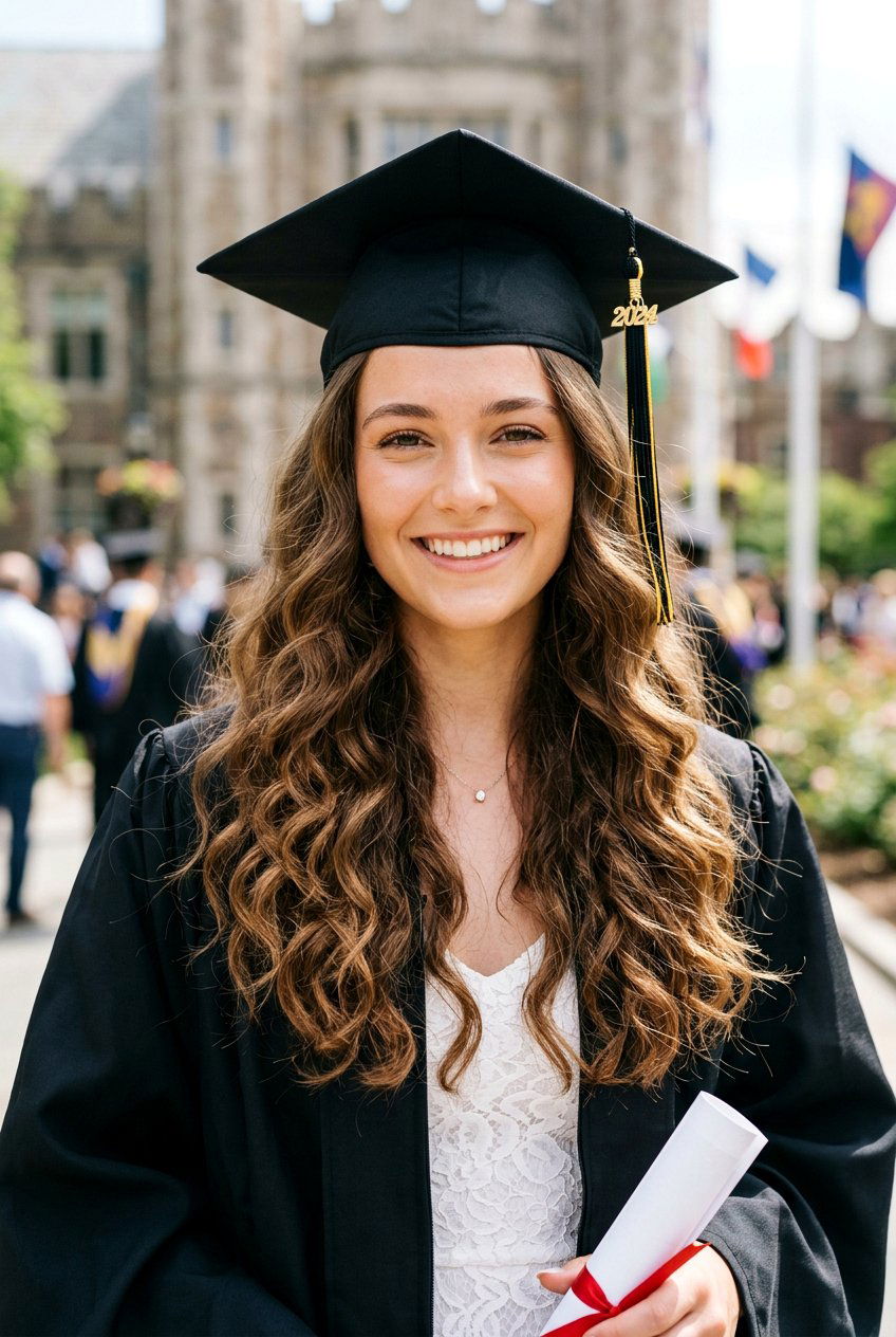 Loose waves for graduation - 20 graduation hairstyles - 20 graduation hairstyles