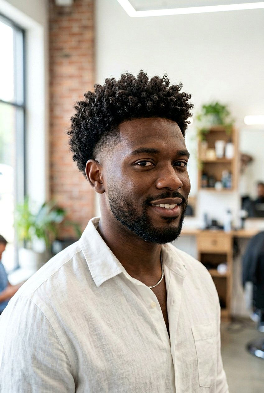 Low Afro Burst Fade - 20 afro burst fade haircut men - 20 afro burst fade haircut men