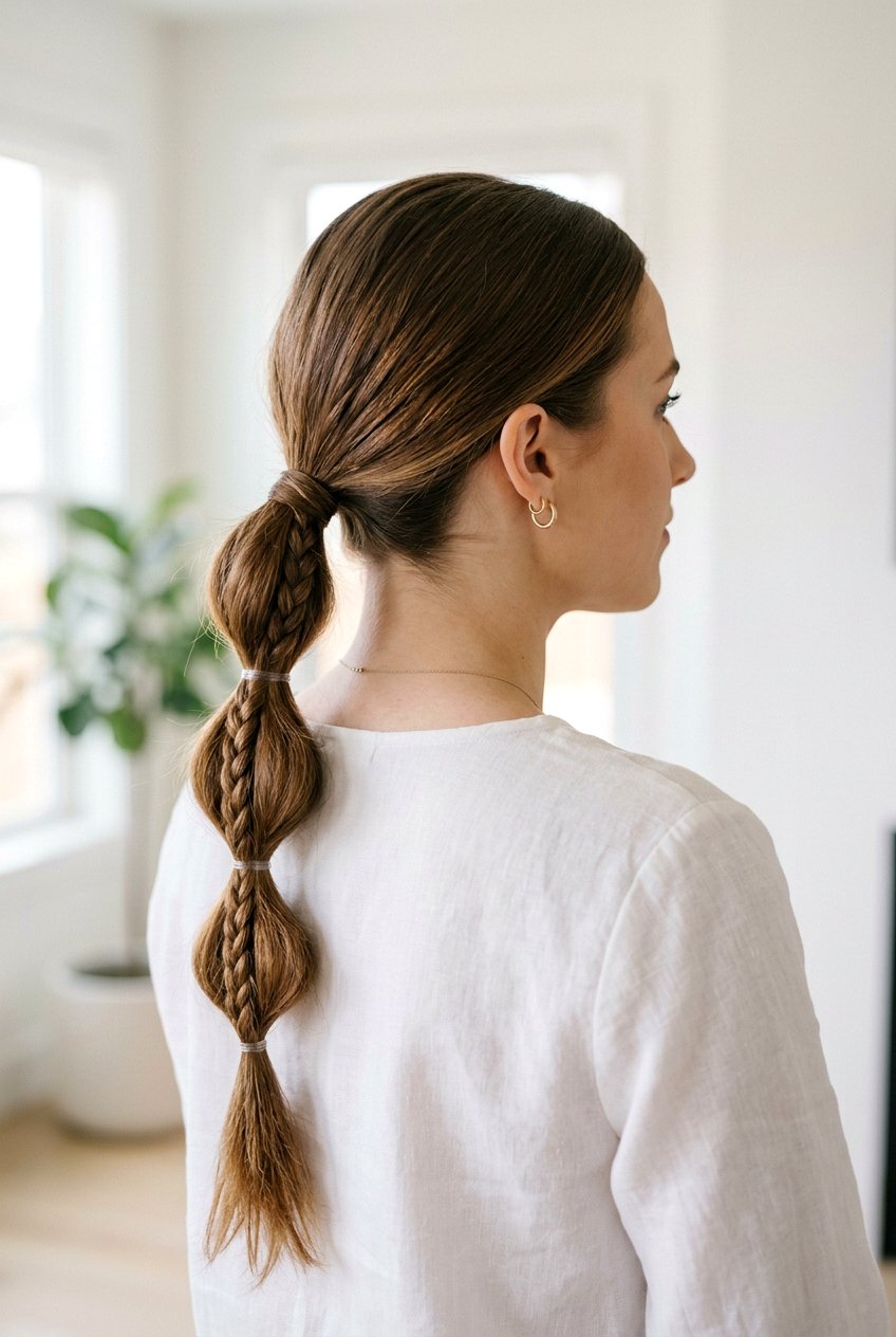 Low Braided Bubble Ponytail - 20 braided bubble ponytail - 20 braided bubble ponytail