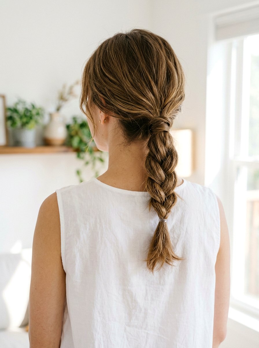 Low Braided Ponytail For Hot Weather - 20 summer braid ponytail for women - 20 summer braid ponytail for women