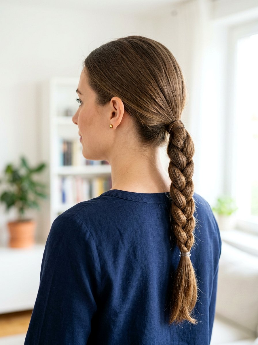 Low Braided Ponytail No Wash Hairstyle - 20 no wash day hairstyles - 20 no wash day hairstyles