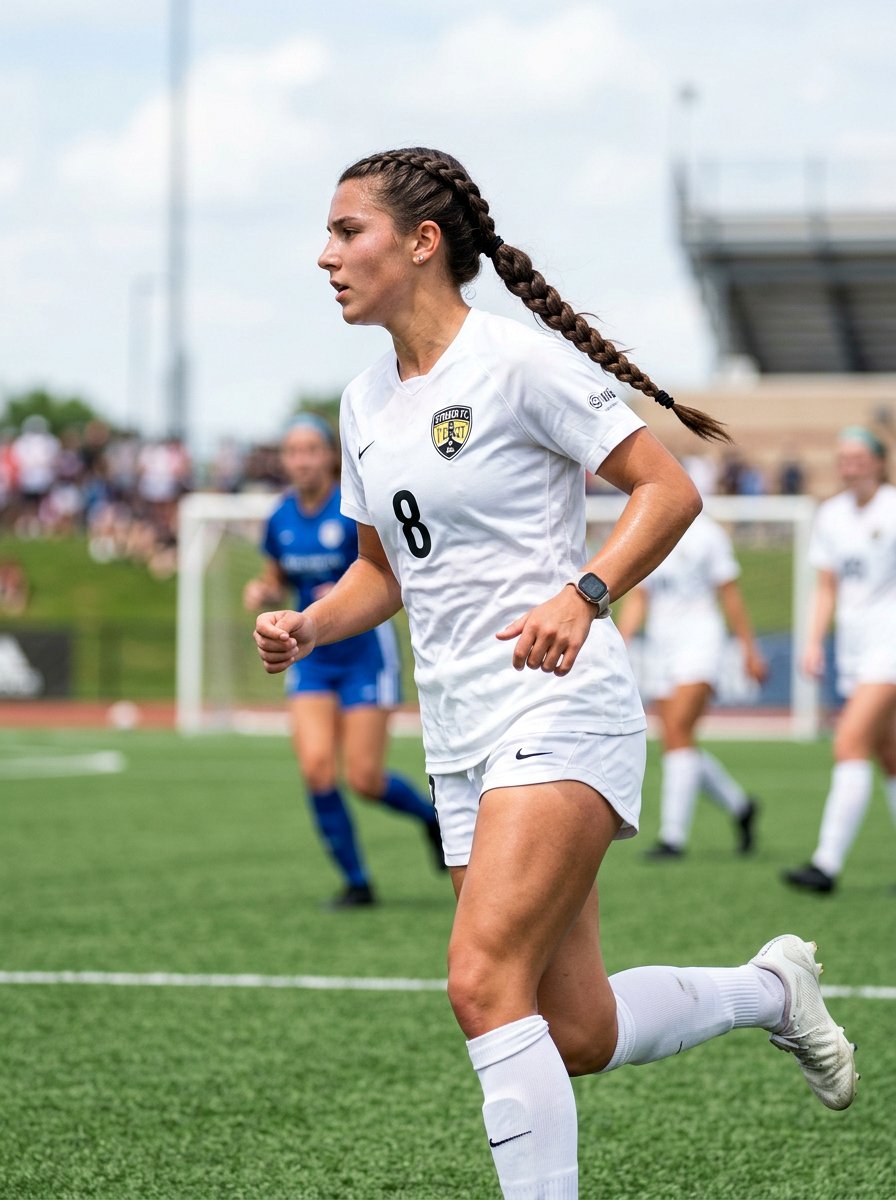 Low Braided Ponytail Soccer - 20 soccer hairstyle with braided ponytail - 20 soccer hairstyle with braided ponytail