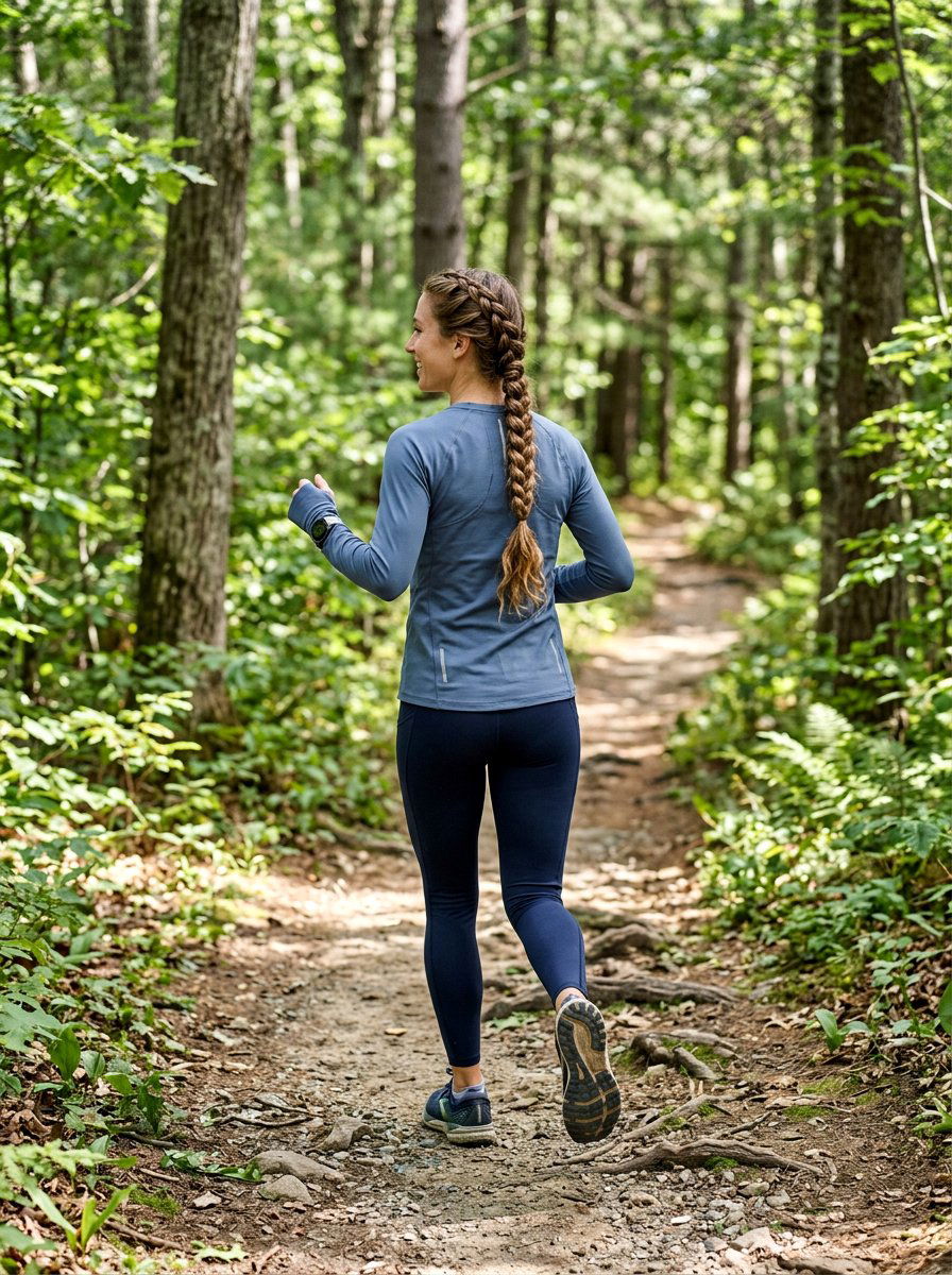 Low Braided Running Ponytail - 20 running ponytail for long hair - 20 running ponytail for long hair