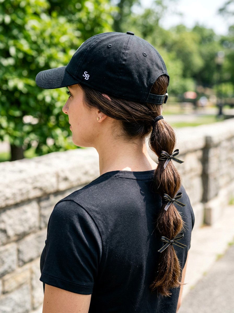 Low Bubble Braid - 20 softball bubble braid hairstyle - 20 softball bubble braid hairstyle