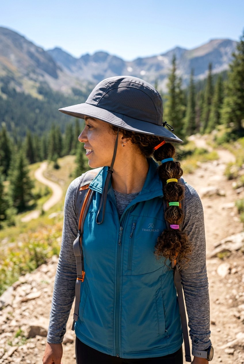 Low Bubble Ponytail - 20 hiking hairstyle for curly hair women - 20 hiking hairstyle for curly hair women