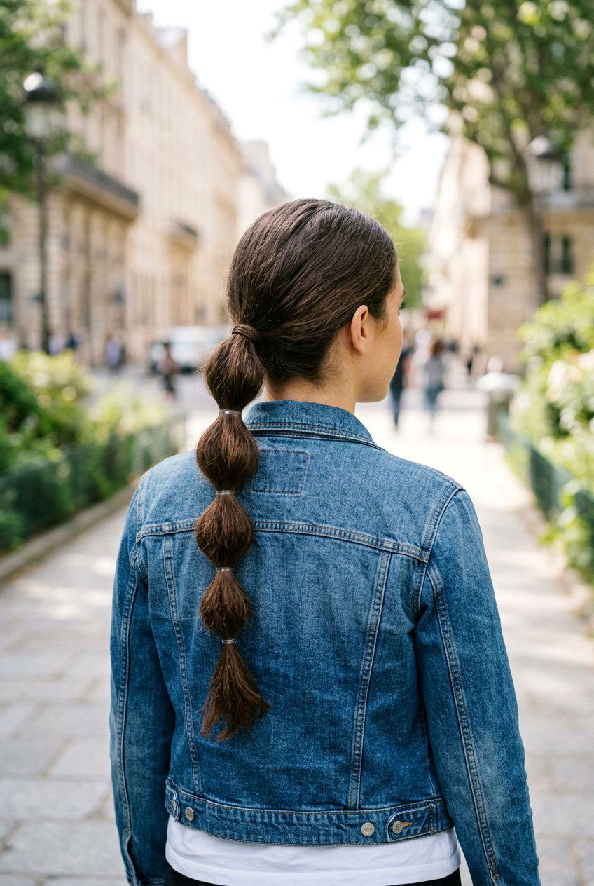 Low Bubble Ponytail - 20 quick ponytail for school mornings - 20 quick ponytail for school mornings