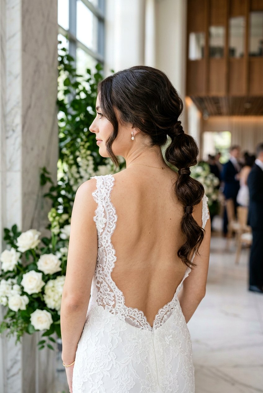 Low Bubble Ponytail - 20 bubble ponytail for wedding guest - 20 bubble ponytail for wedding guest