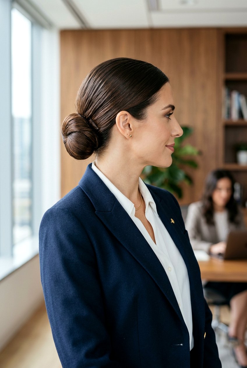 Low Bun - 20 simple overnight hairstyle for school - 20 simple overnight hairstyle for school