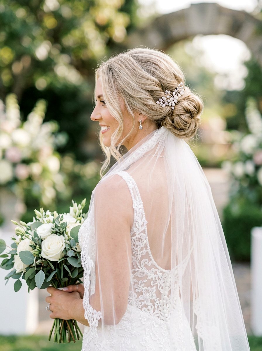 20 Gorgeous Romantic Bridal Hairstyle for Long Hair Ideas