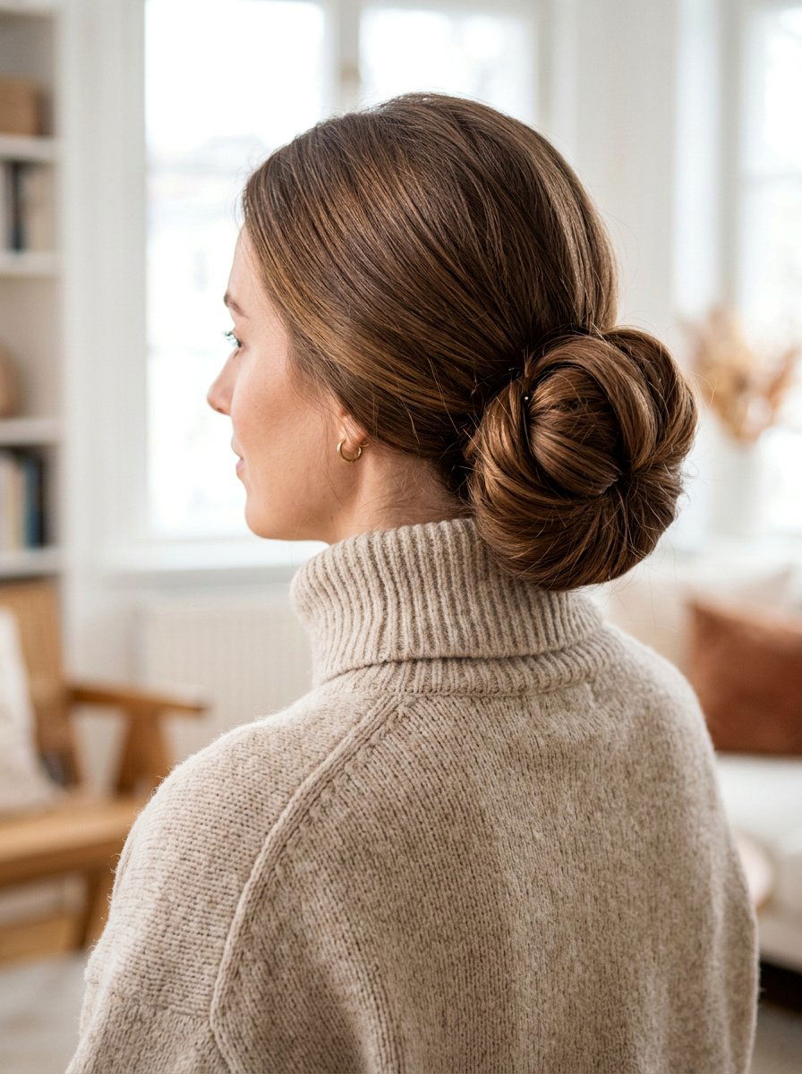 Low Bun For Long Hair - 20 easy low bun styling ideas - 20 easy low bun styling ideas