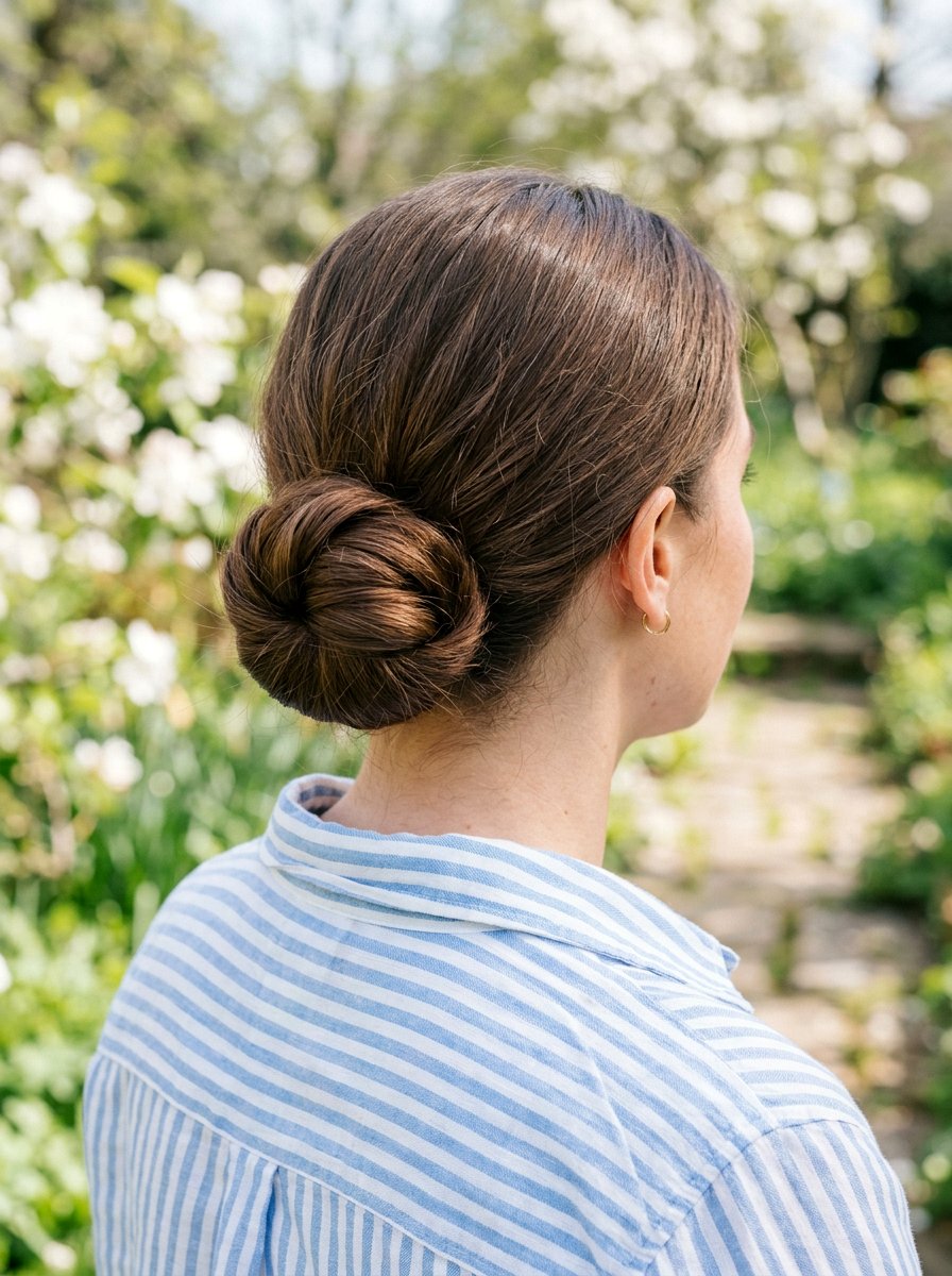 Low Bun For Medium Hair - 20 easy low bun styling ideas - 20 easy low bun styling ideas