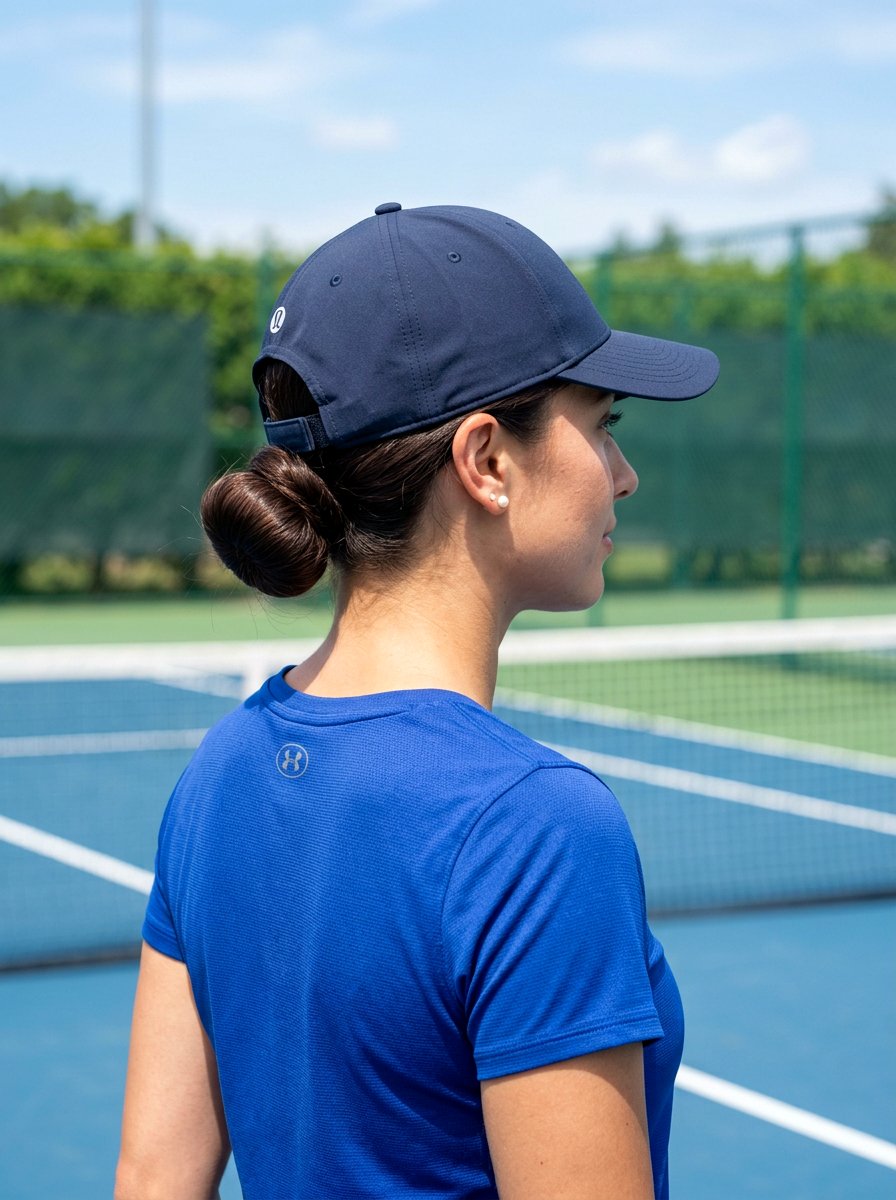 Low Bun For Pickleball - 20 pickleball hairstyles - 20 pickleball hairstyles