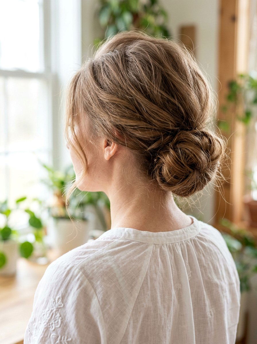 Low Bun For Thin Hair - 20 easy low bun styling ideas - 20 easy low bun styling ideas